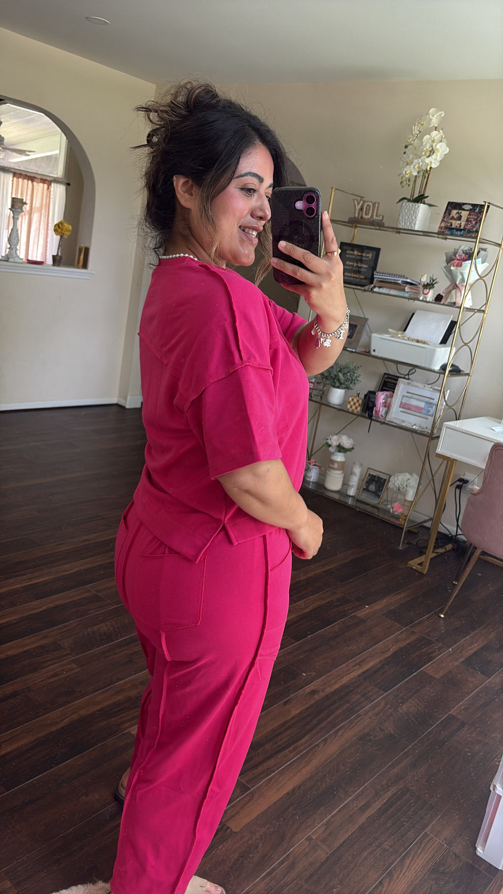 Boxy Tee & Wide Leg Pants Set