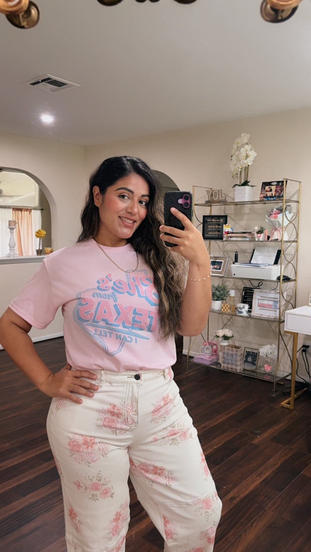 Pink Texas Tshirt