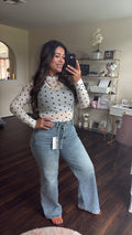 Stretchy Wide Tie Denim