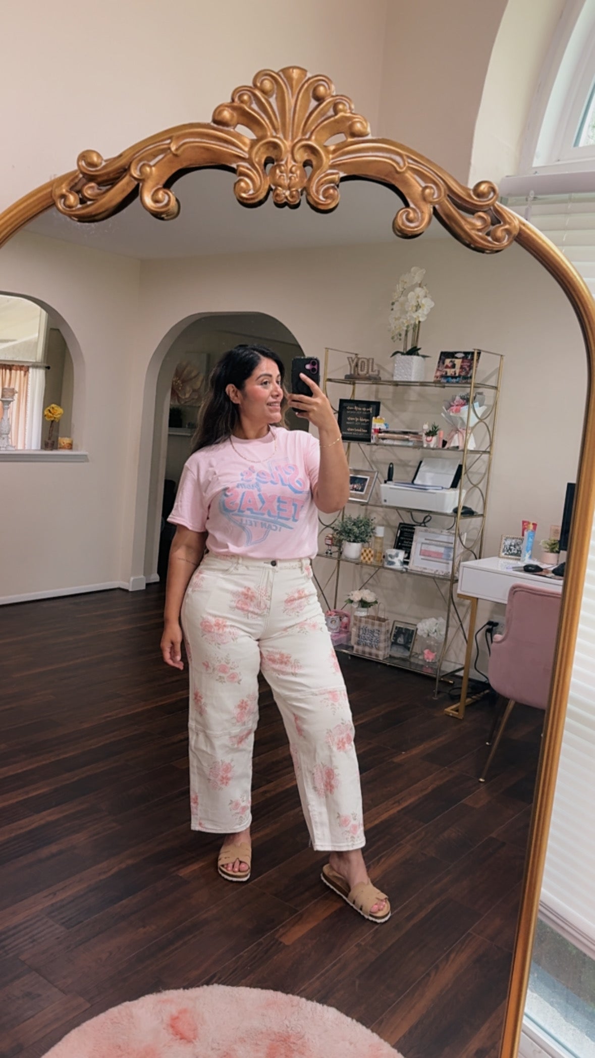 Pink Texas Tshirt