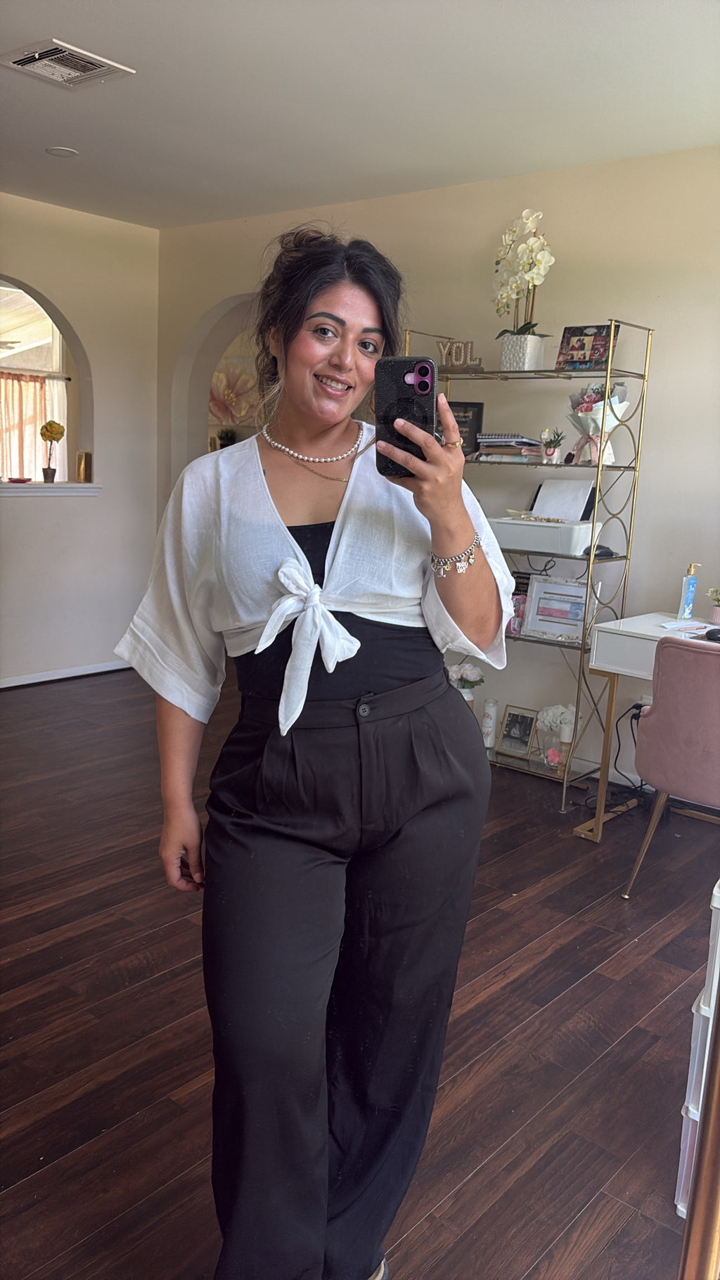 Summer Flirt Tie-Front Top