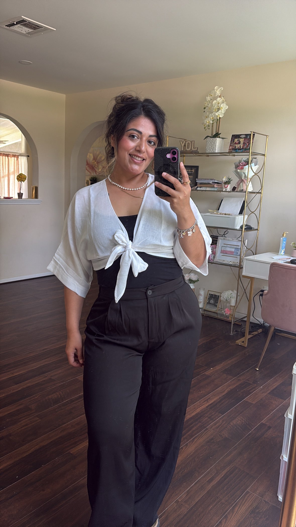 Summer Flirt Tie-Front Top