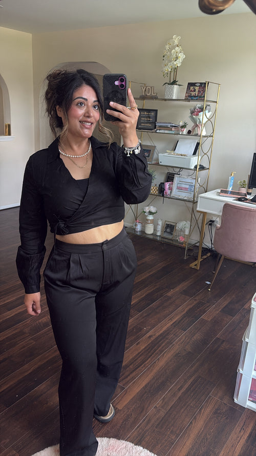 Boss Babe Wrap Top