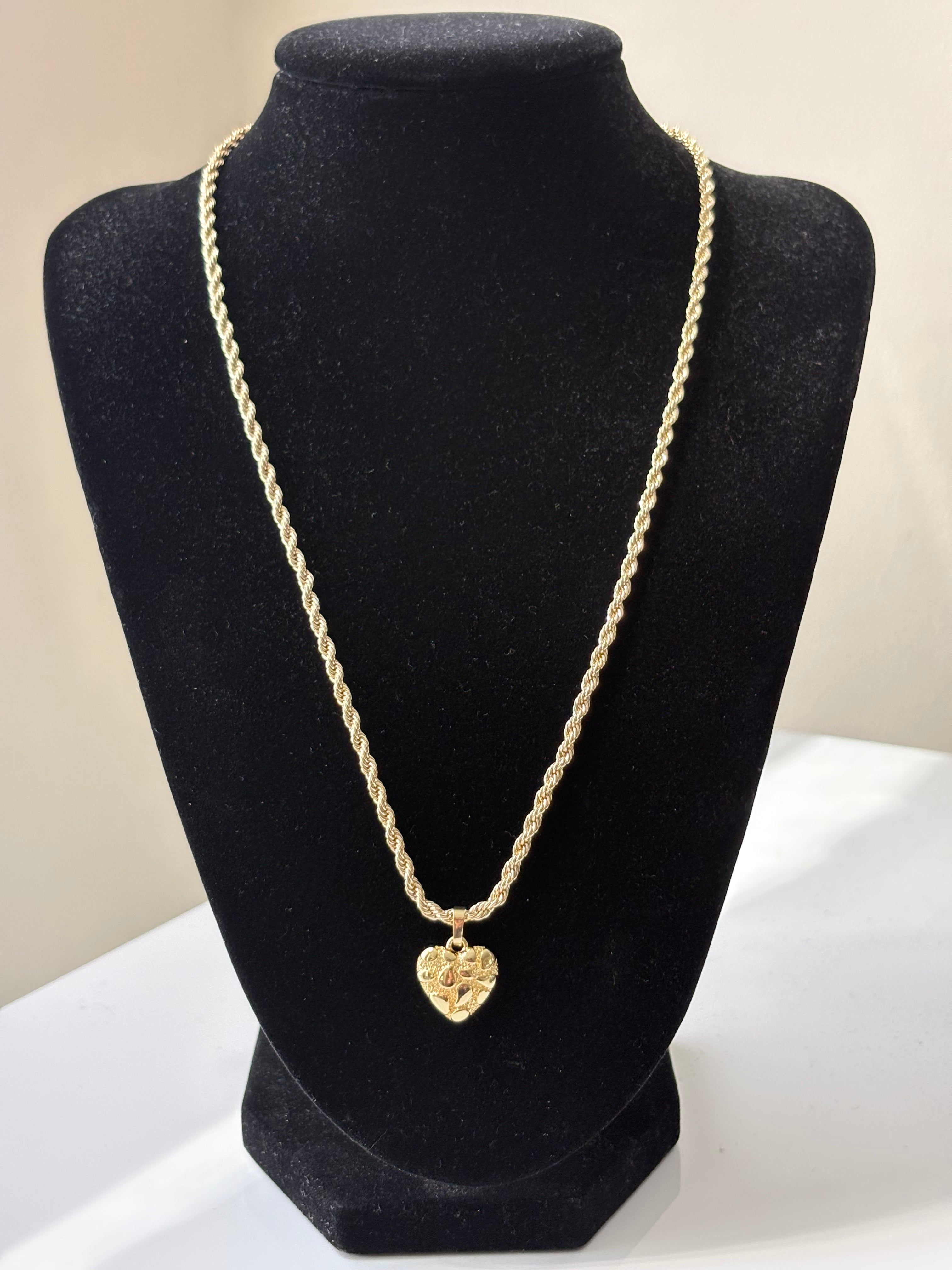 Gold Plated Pendant Necklace