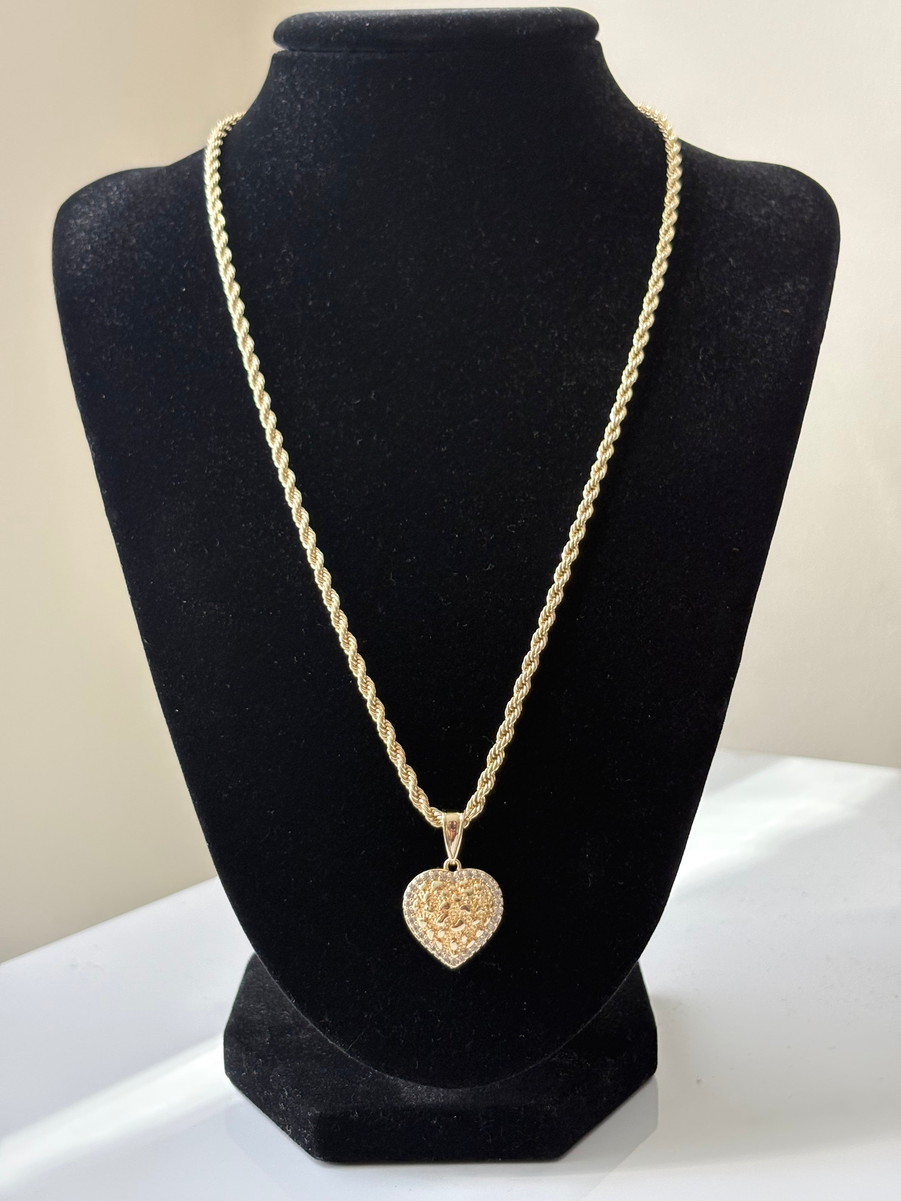 Gold Plated Pendant Necklace