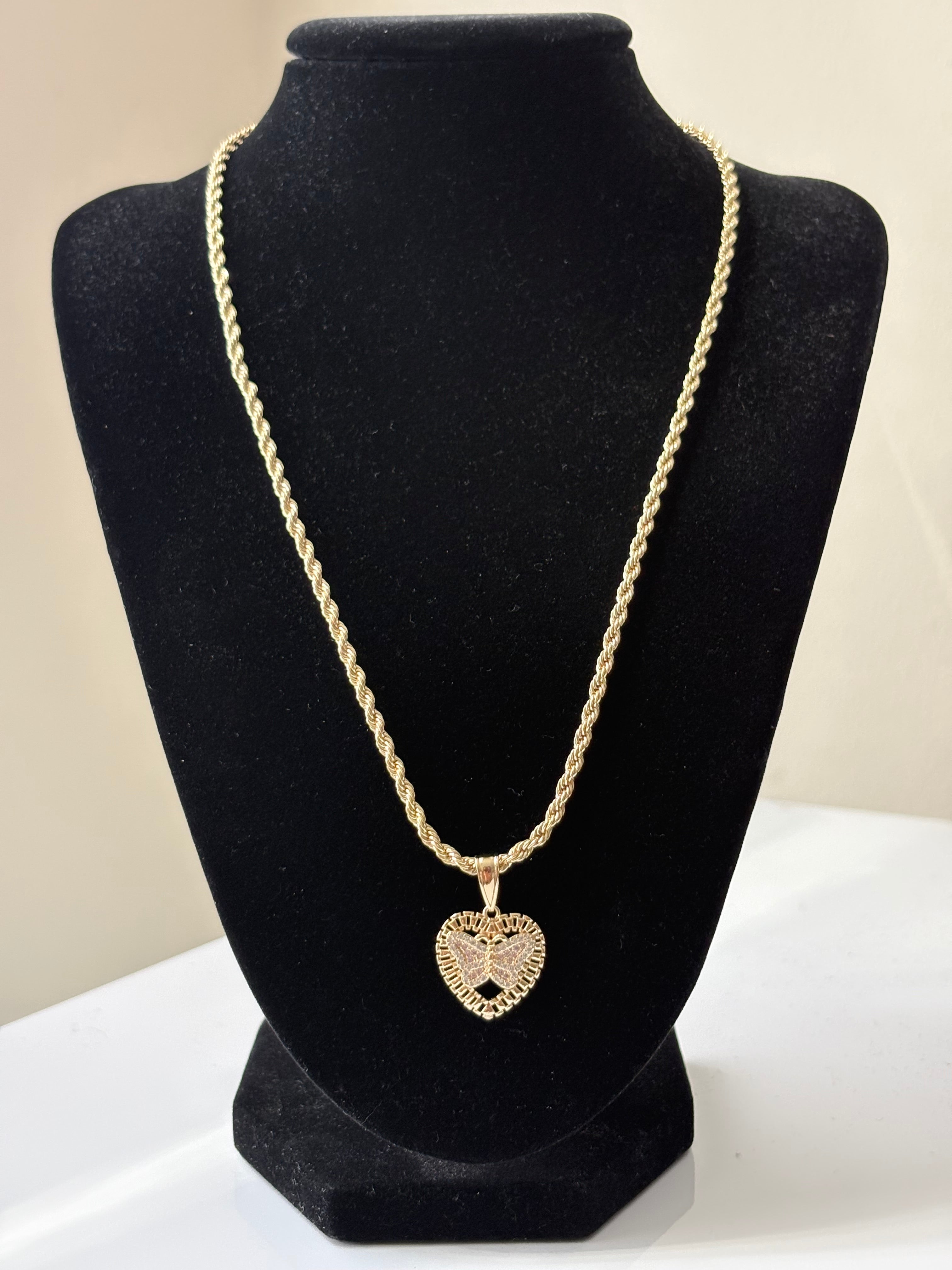 Gold Plated Pendant Necklace