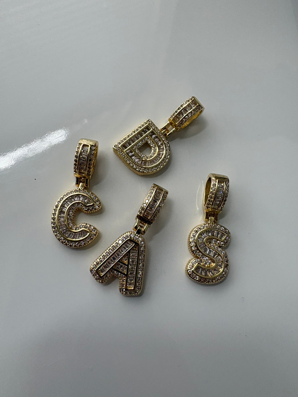 Necklace with Initial Pendant