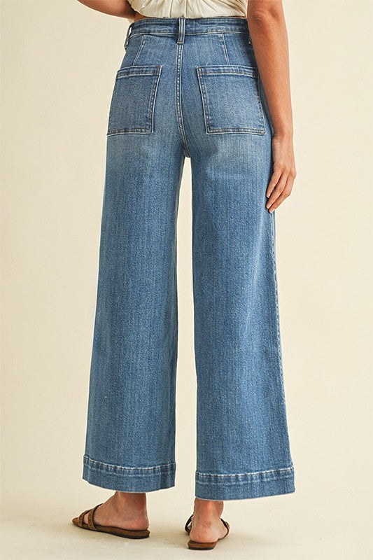 Stretchy High Rise Denim