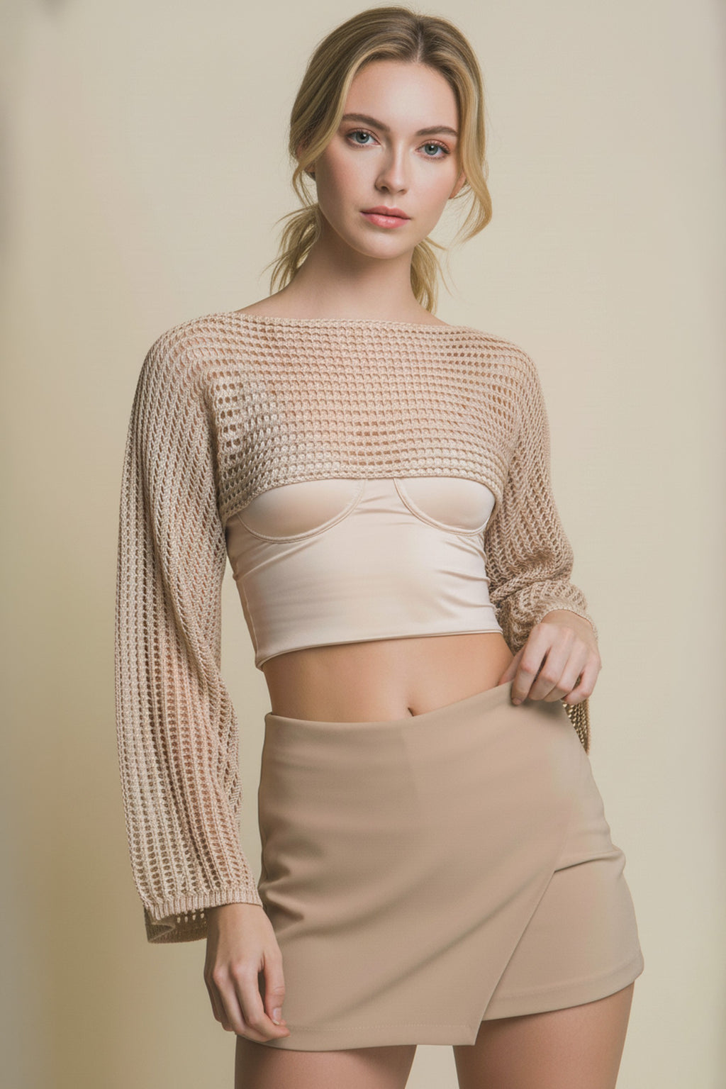 Summer Breeze Open Knit Top