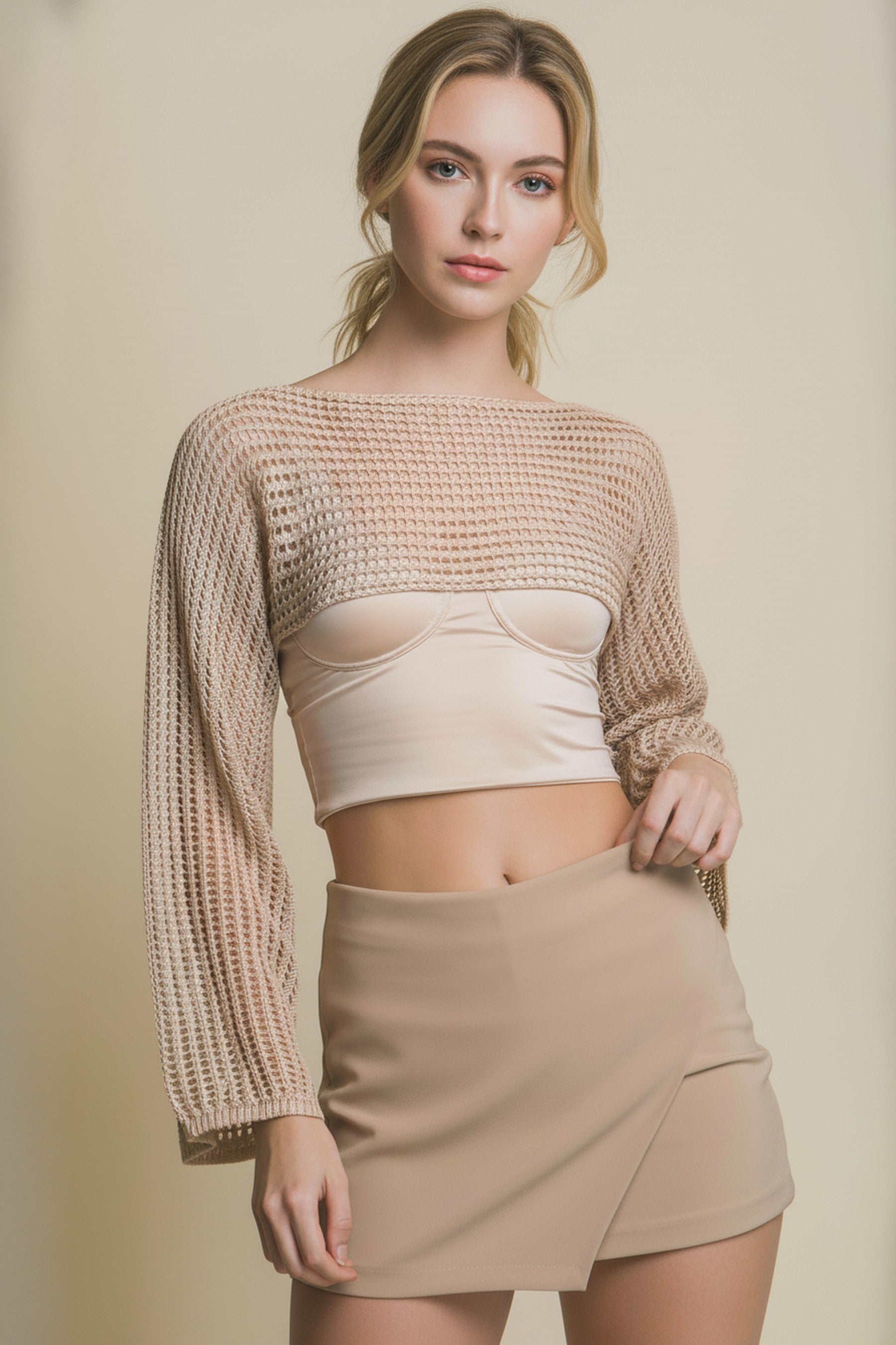 Summer Breeze Open Knit Top