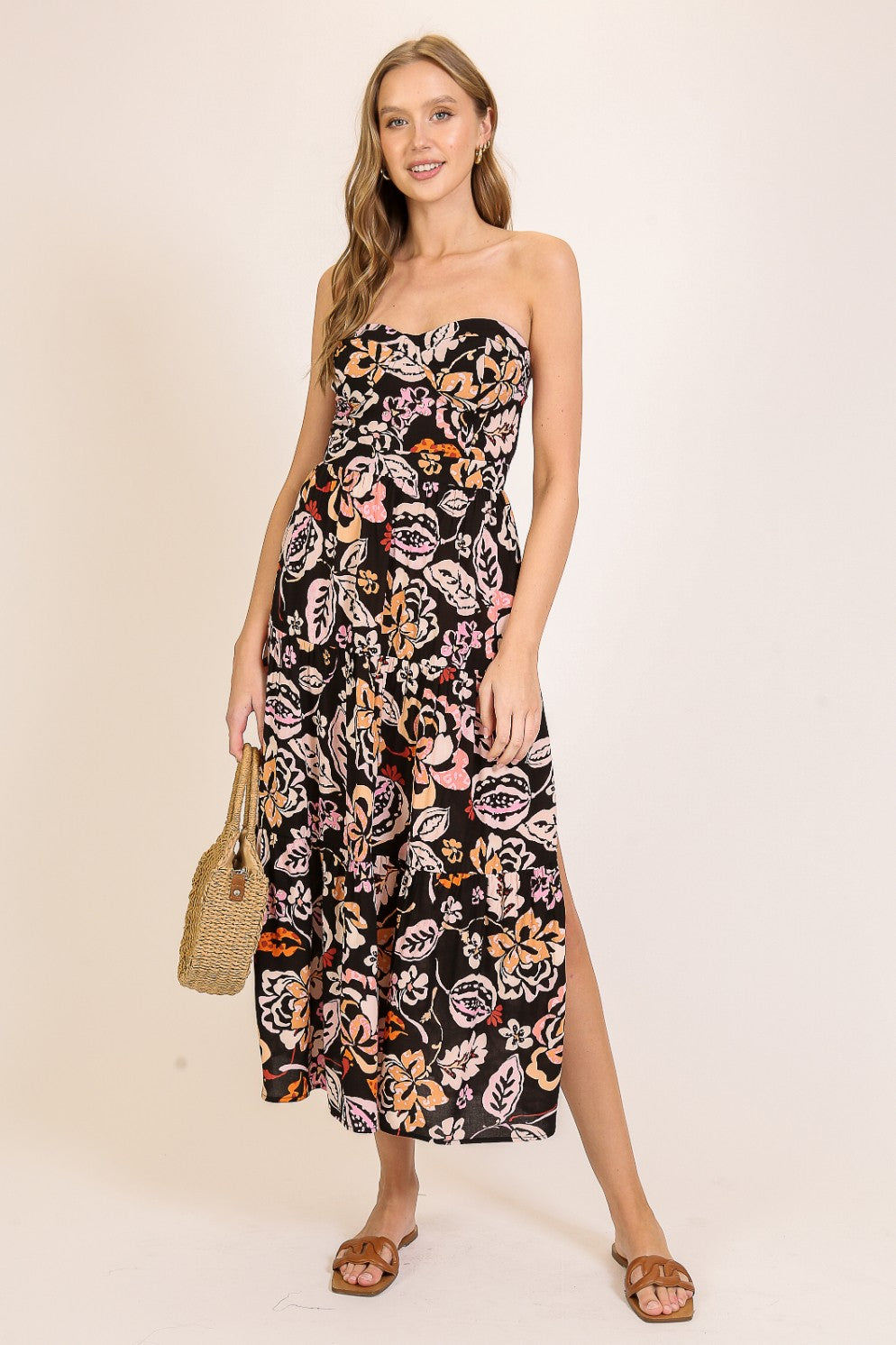 Floral Print Mid Dress