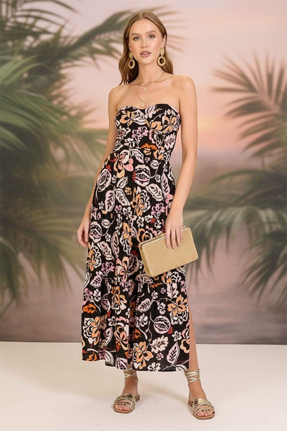 Floral Print Mid Dress