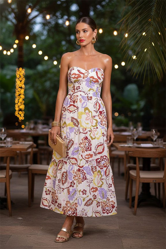 Floral Print Mid Dress