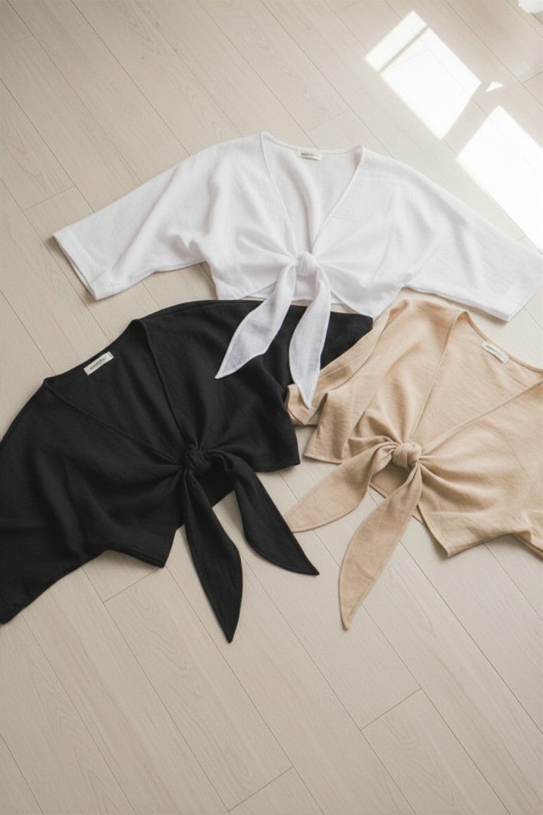 Summer Flirt Tie-Front Top