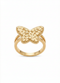 Nugget Butterfly Ring