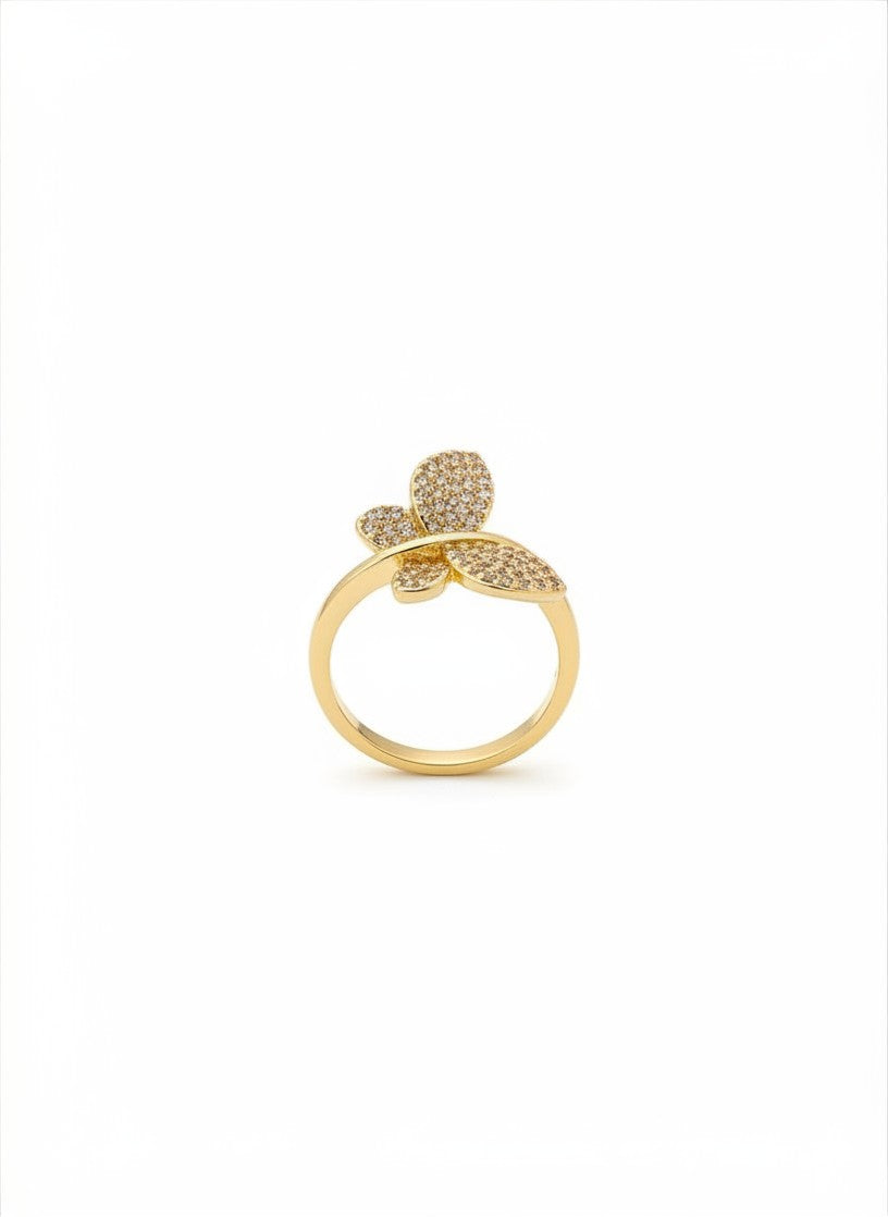 Butterfly Crystal Ring