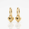Heart Charm Earrings