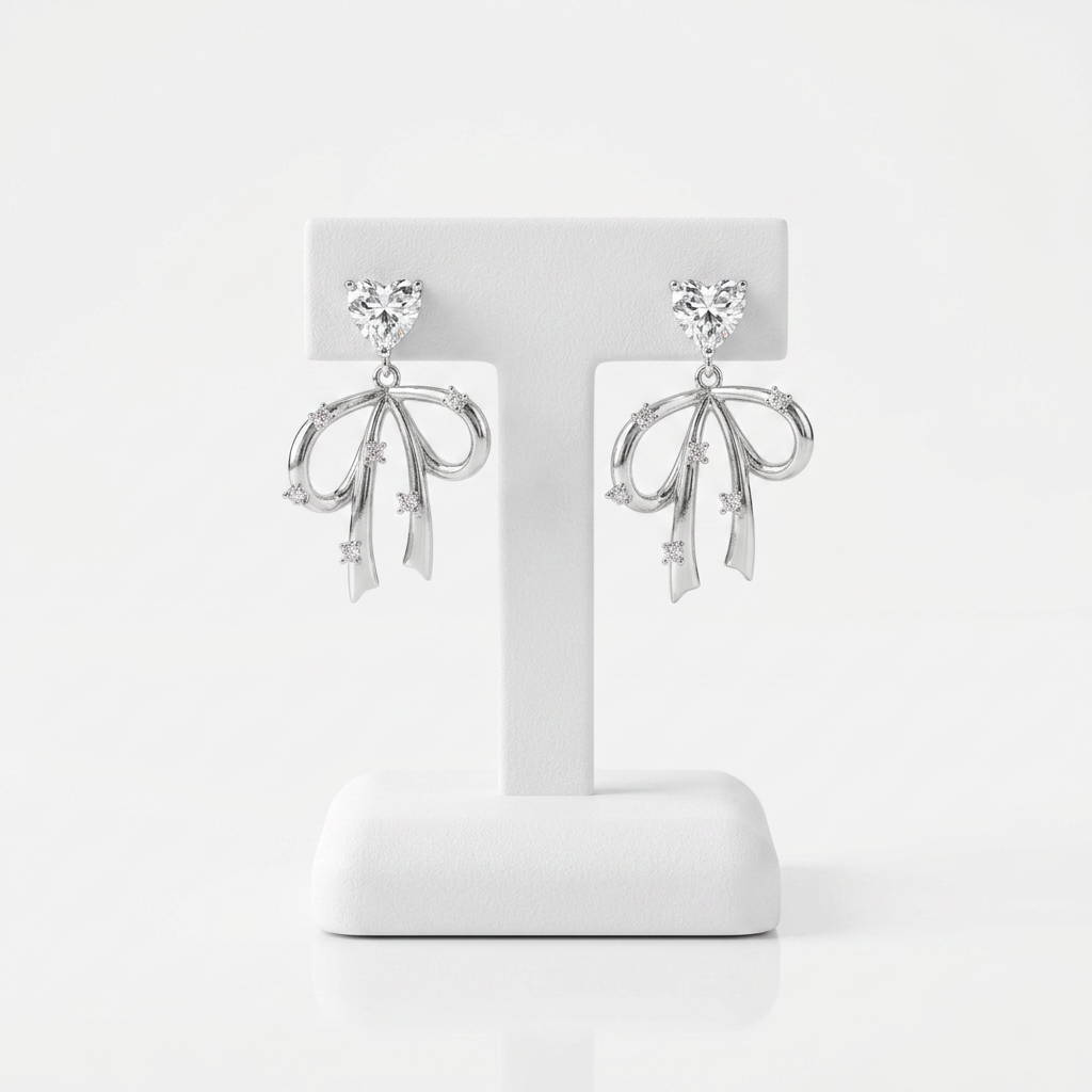 Bow Charm Earrings