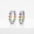 Triangle Hoop Earring