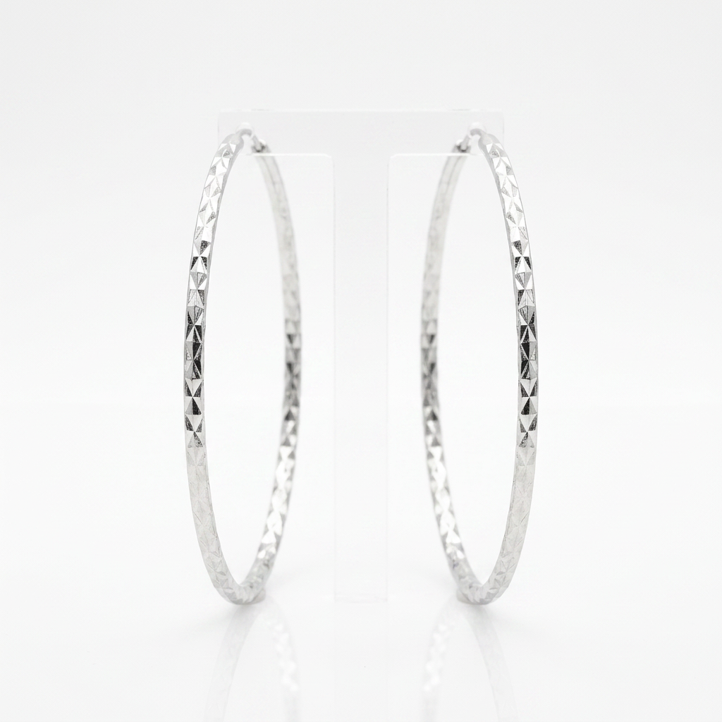 Twisted Spiral Hoop