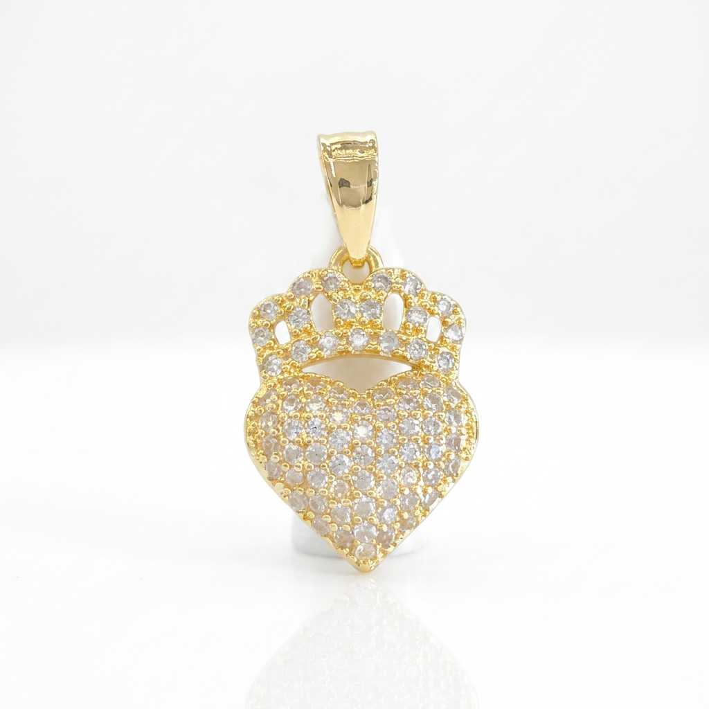 Heart Crown Pendant
