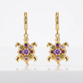 Turtle Charm Earrings