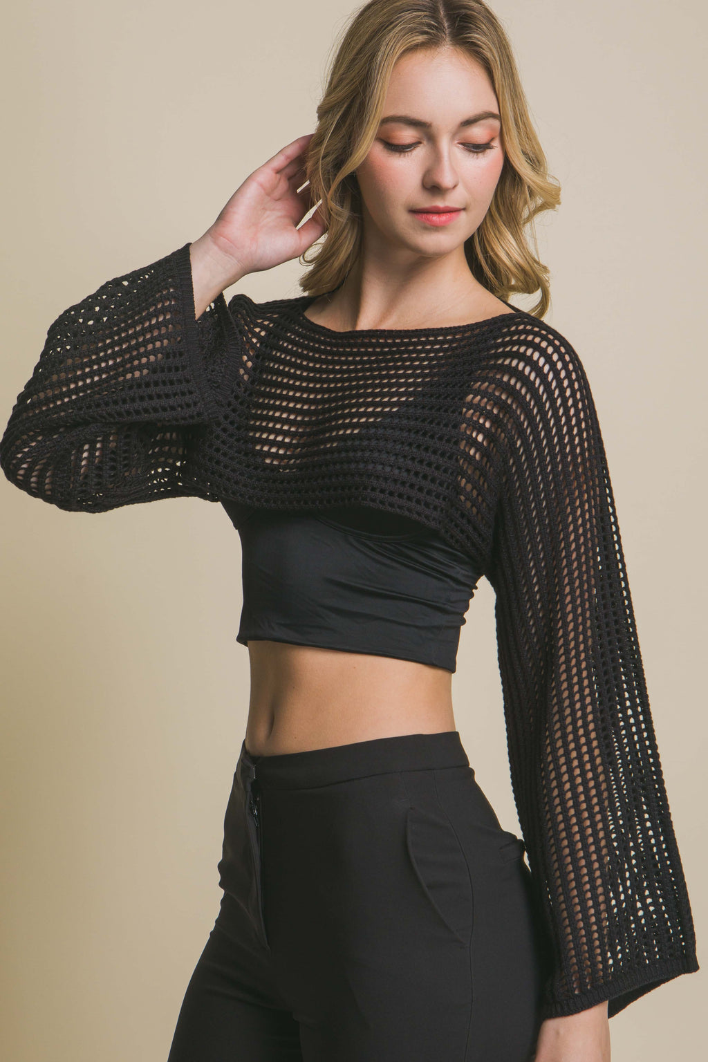 Summer Breeze Open Knit Top